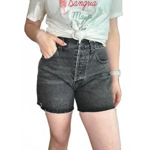 NEW Z SUPPLY everyday hi-rise denim shorts in black